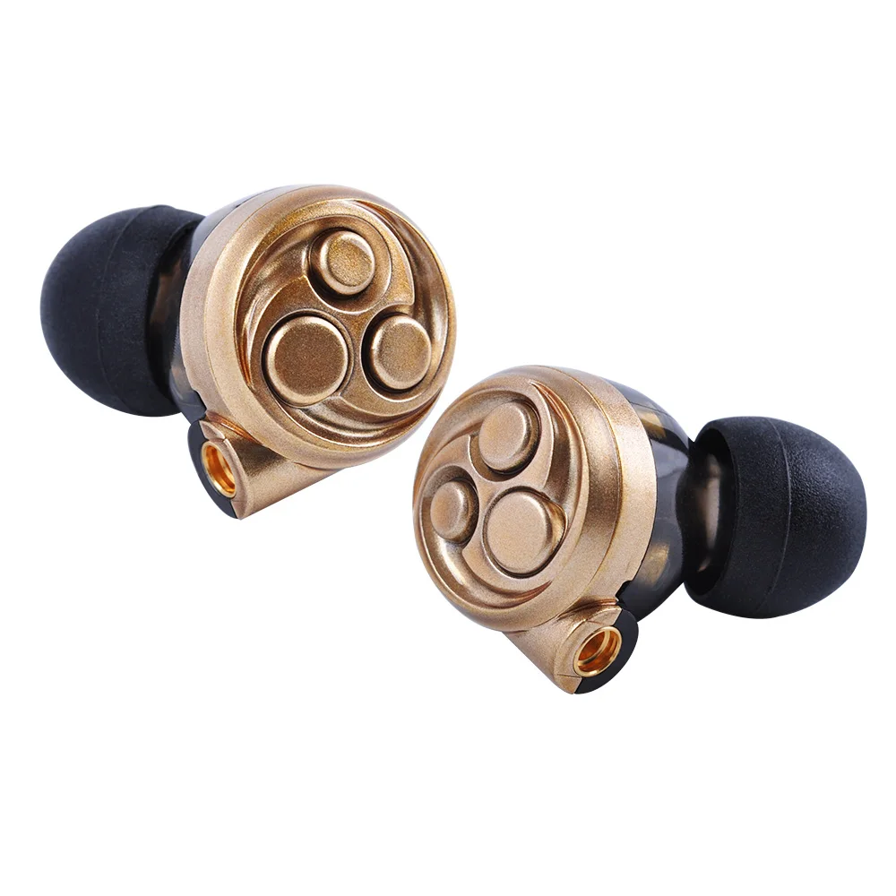 KINBOOFI F60 3DD динамические наушники вкладыши для музыки Hi Fi Monito металлические бега