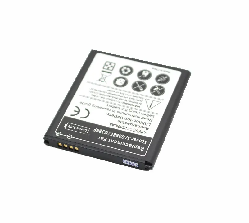 1x2500 мА/ч EB BG388BBE 3.8VDC xcover3 запасная батарея для Samsung Galaxy Xcover 3 G388 G388F G389F G388D N533 SC