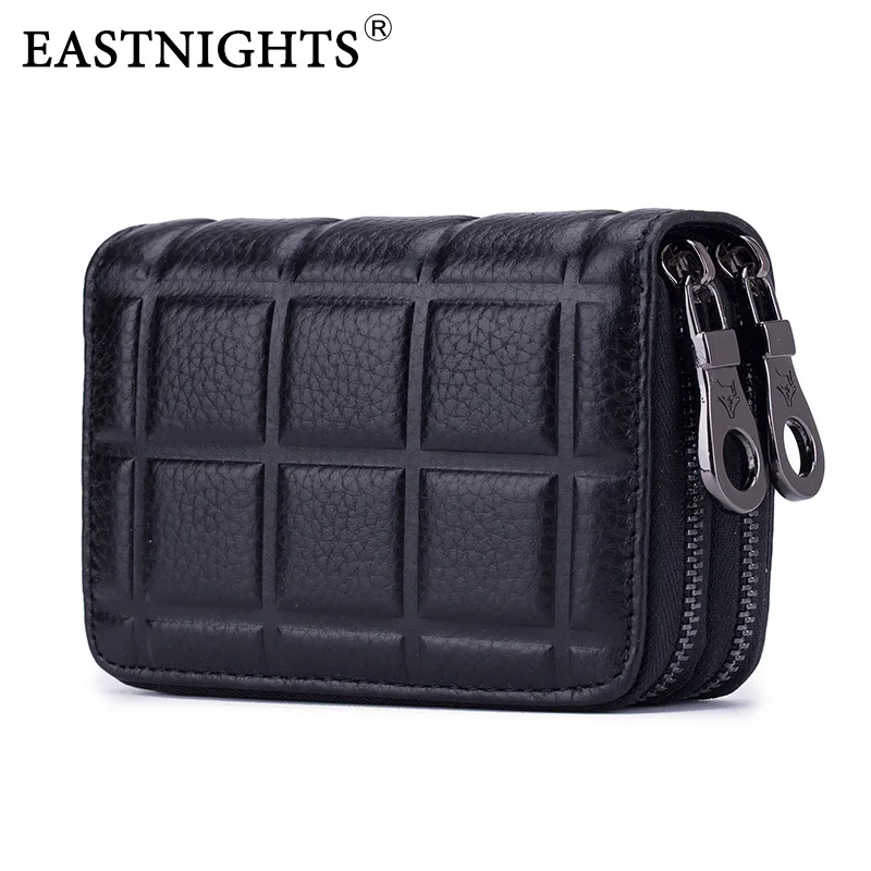EASTNIGHTS мужской кошелек из натуральной кожи идентификационный держатель для