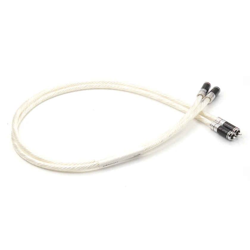 Пара Nordost Odin опорный соединительный кабель RCA с родиевым покрытием штекер из