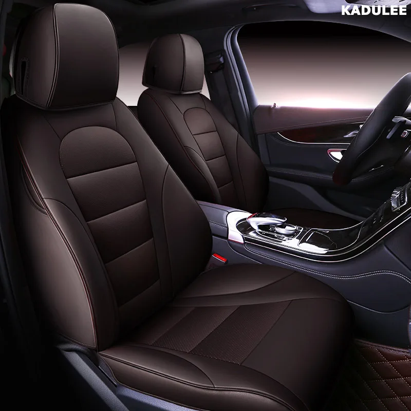 coffee Чехол для автокресла KADULEE Mini One Cooper R50 R52 R53 R55 R56 R60 R61 PACEMAN COUNTRYMAN, аксессуары для стайлинга - Название цвета: coffee