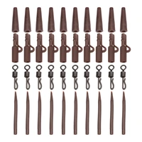 40 pcsset new fishing brown tip tube repair kit