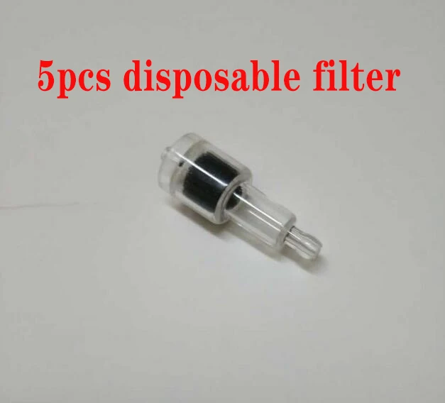 5pcs filter Ez пистолет для инъекций воды с отрицательным давлением инструмент для удаления морщин инструмент для омоложения кожи микрокристалл мезо инжектор инструмент для ухода за кожей - Цвет: 5pcs filter