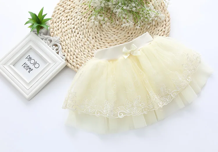 Лидер продаж пышная шифоновая юбка-пачка для девочек Однотонная танцевальная