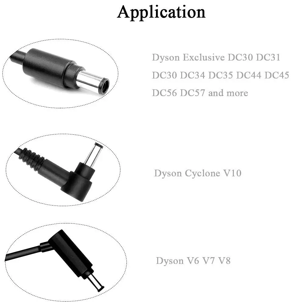 Батарея Зарядное устройство для DysonV8 V7 V6 DC58 адаптер переменного тока Dyson DC59 DC60 DC72