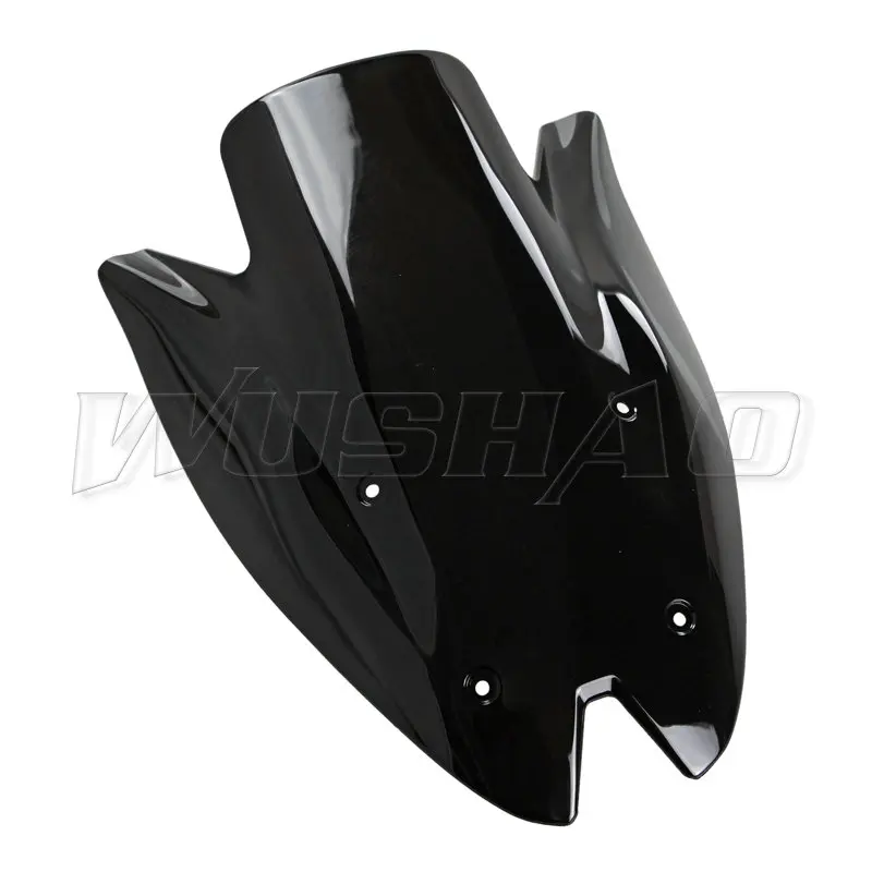Мотоцикл двойной пузырь лобовое стекло ветер экран для 2010 2011 2012 2013 Kawasaki Z1000 Z 1000 черный Иридиевый прозрачный