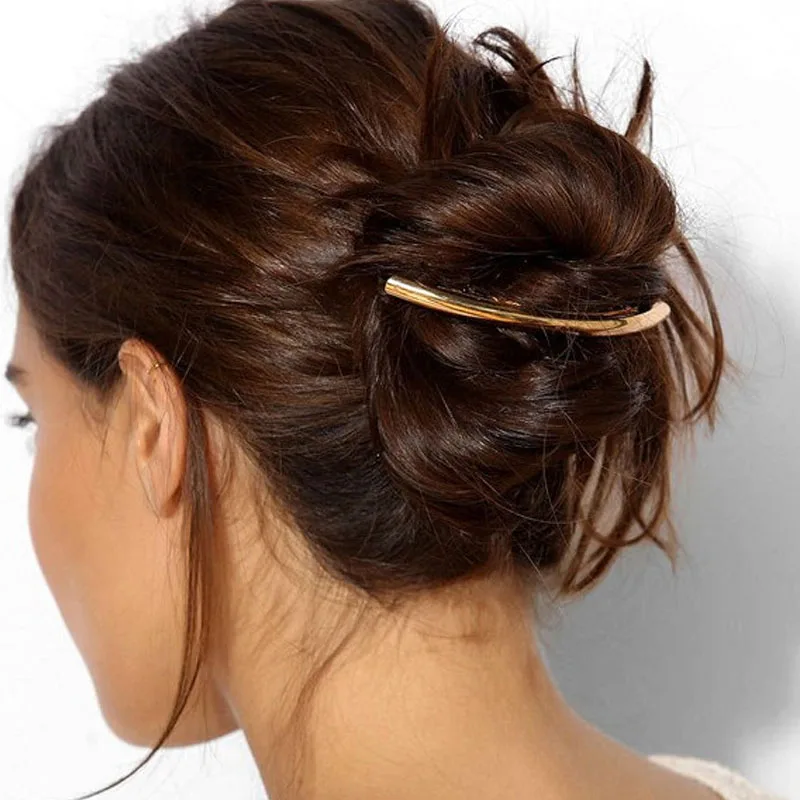 

Fashion 1PC Women Elegant New Cool Style ARC Tube Hairpin Hair Clips Barrette Hair Accessories