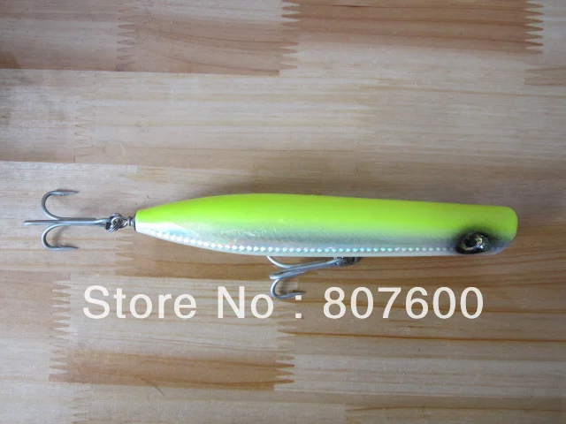 Морской Приманка OUTCAST лазерной дерева пробки 2 шт. Карандаш Поппер 7 дюймов 3 унц. VMC