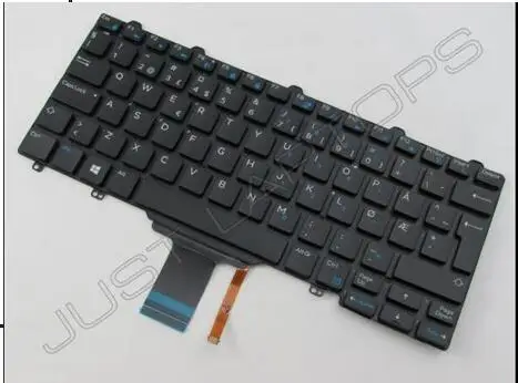 Клавиатура для Dell Latitude 11 3150 12 5000 E5250 E7250 13 3340 7350