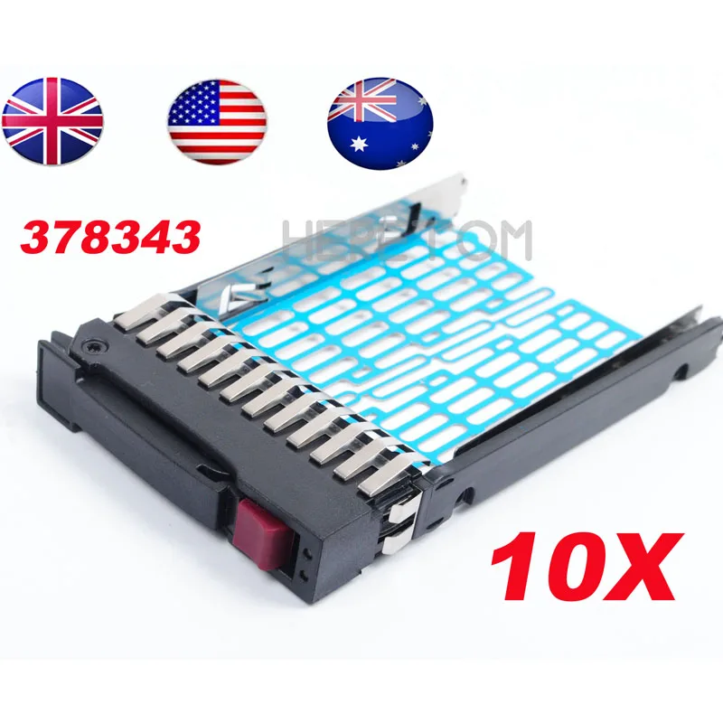 

10 шт., лоток для жесткого диска, 2,5 дюйма, для HP DL360 DL380 G5 G6 G7 DL580 BL460c ML350 ML370 с винтами