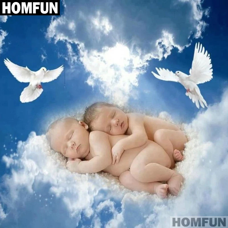 HOMFUN Diy полный квадратный круглый дрель 5D алмазная живопись вышивка крестиком