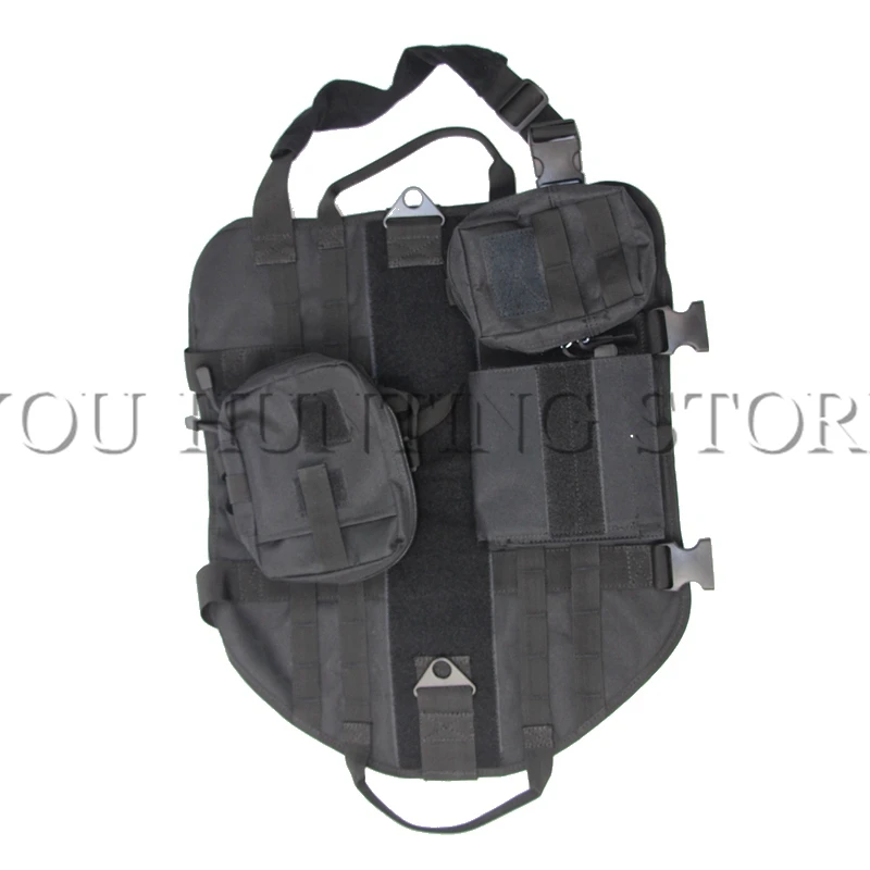 Тактический патрульный жилет для собак дышащая военная модель регулируемый