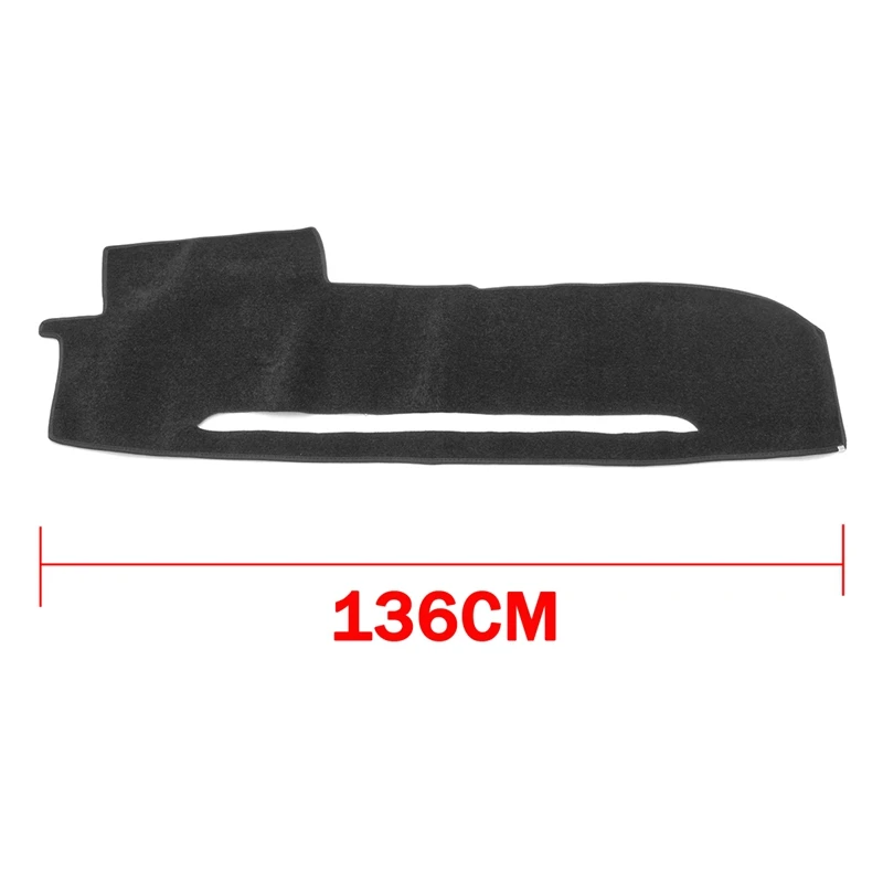 Для Toyota 4runner 2003-2009 Черный 136 см автомобиля Dashmat коврик Dashboard крышка приборной доске авто Интерьер солнцезащитный козырек Pad для левого привода
