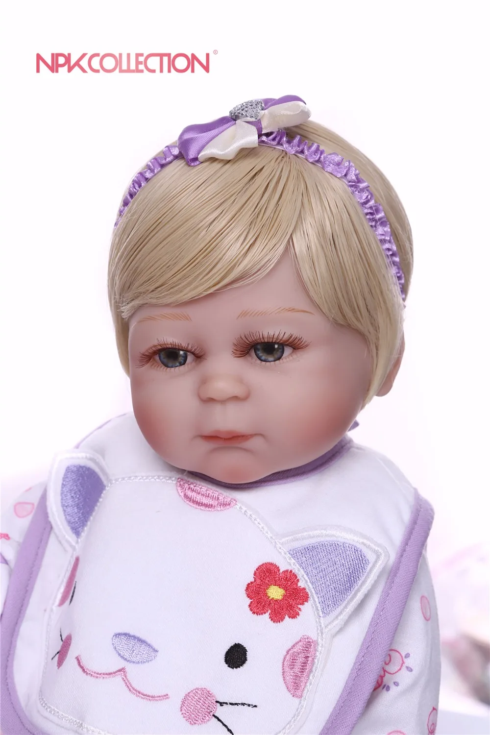 Кукла реборн NPKCOLLETION силиконовая виниловая 47 см | Игрушки и хобби