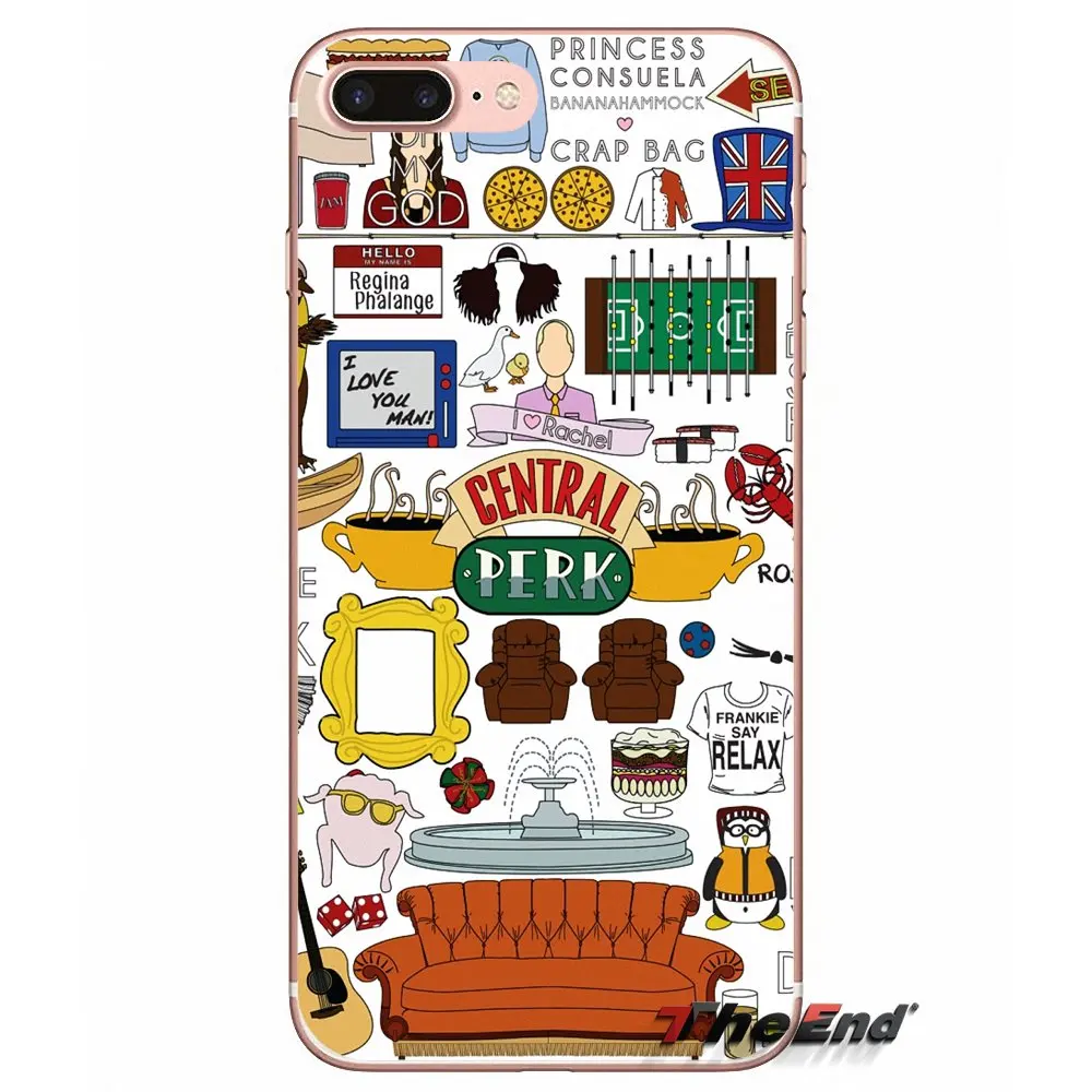 Для Sony Xperia Z Z1 Z2 Z3 Z5 compact M2 M4 M5 E3 T3 XA Aqua LG G4 G5 G3 G2 Mini центральный Perk Collage Friend TV Show Case |