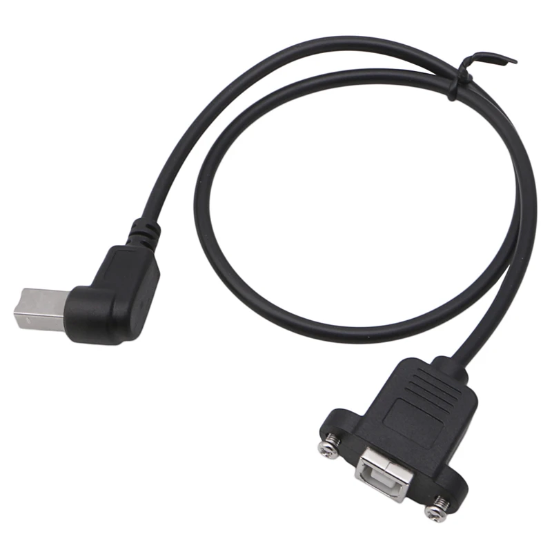 1 шт. 50 см Удлинительный Кабель USB 2 0 B штекер гнездо принтера Панель