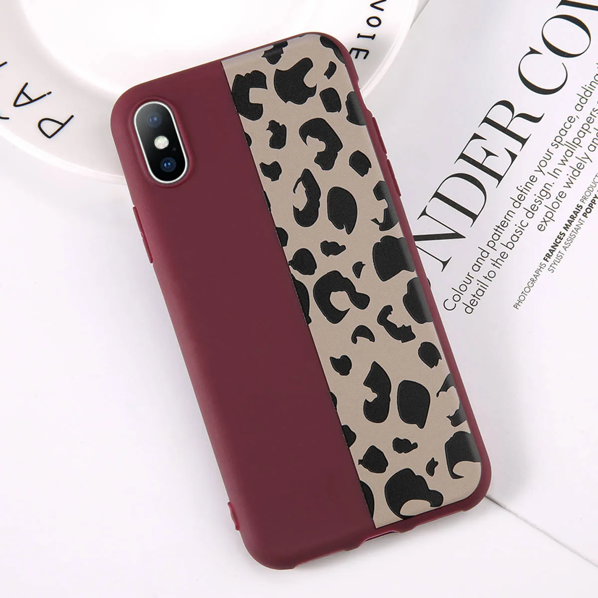T73302WR Мягкий силиконовый чехол Lovebay для Iphone XS Max XR X 8 7 6 6S Plus модные чехлы с леопардовым принтом для Iphone 7plus - Цвет: T73302WR