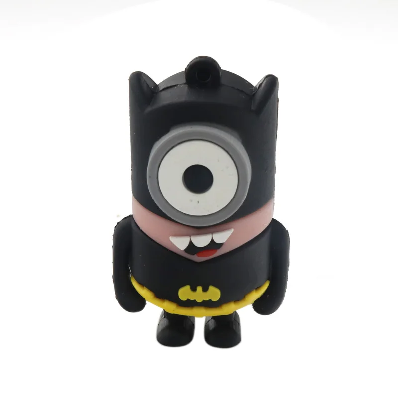 batman Мультяшный флеш-накопитель super MInions Styles 8 ГБ 16 ГБ 32 ГБ 64 Гб USB флеш-накопитель флешки U диск - Цвет: batman