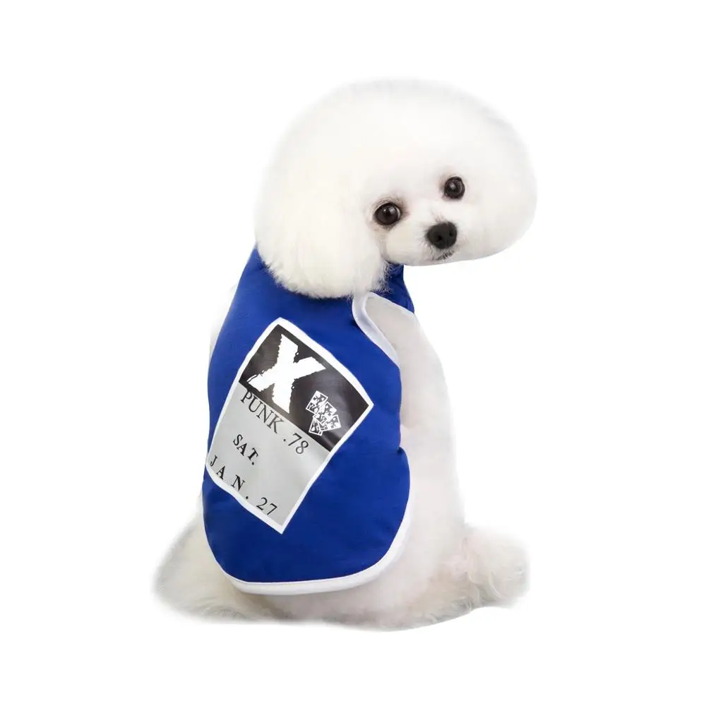 Одежда для собак одежда кошек жилетов футболки хлопковая маленьких чихуахуа