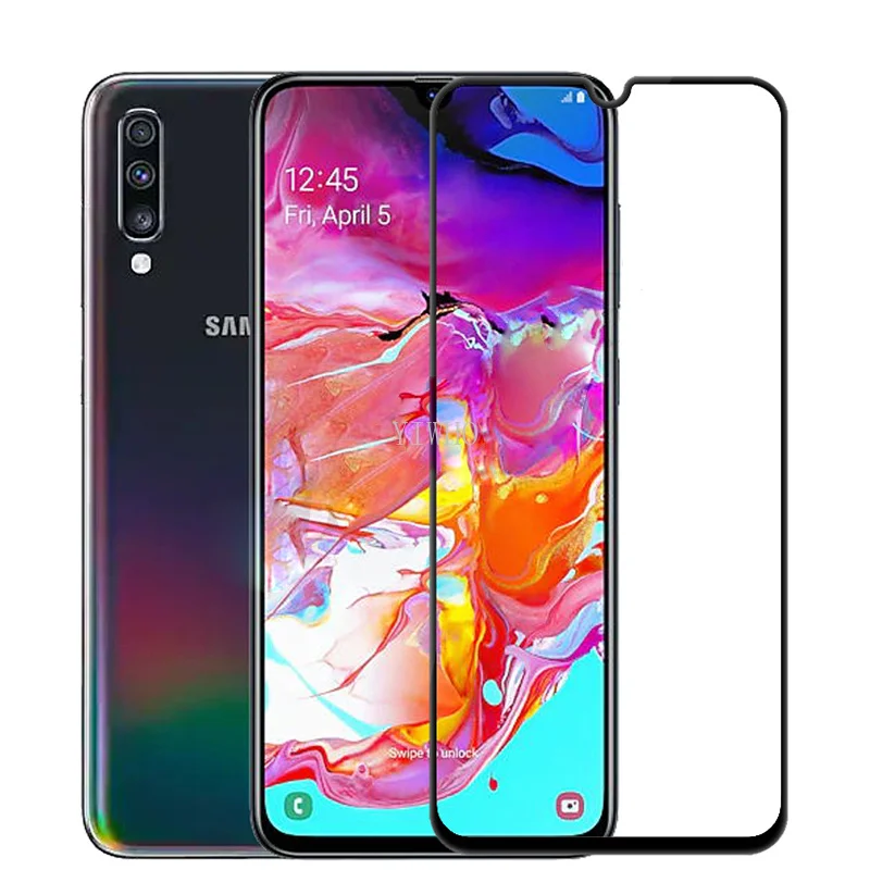 Закаленное стекло для Samsung Galaxy A70 2019 защитная пленка экрана чехол SM A705F/DS A 70 A705f 70a 6 7
