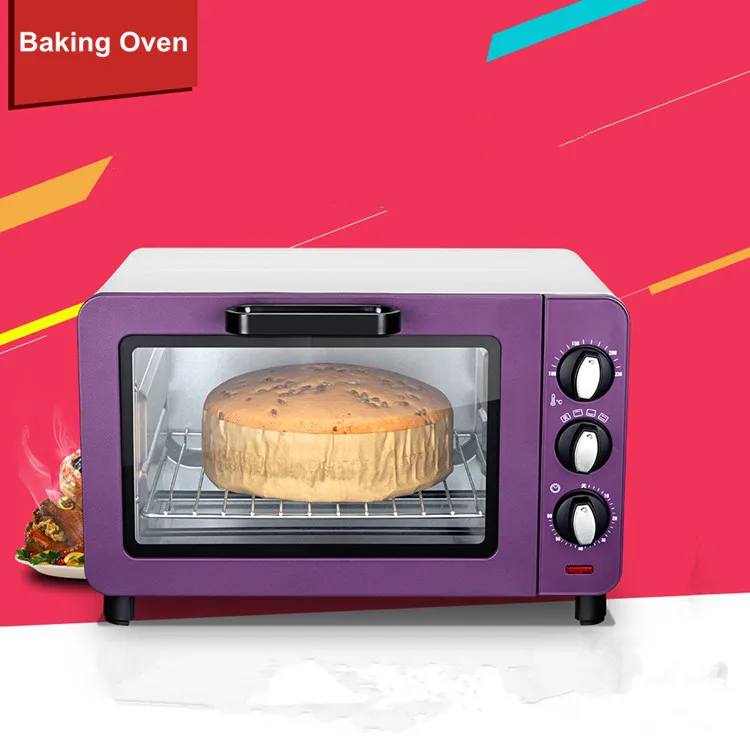 

Hot sale Electric Mini Bakery Oven with timer for making bread, cake, pizza 15L small household Multi-function cake baking oven