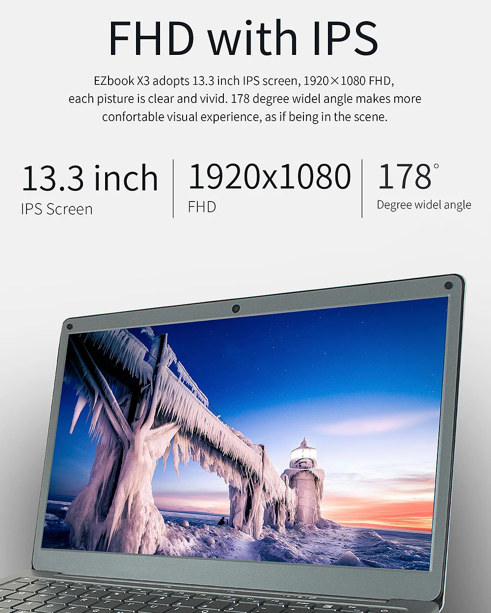 Jumper EZbook X3 Ноутбук 13,3 дюймов Windows 10 Intel Apollo Lake N3350 четырехъядерный 1,1 ГГц 6 Гб 64 Гб HDMI камера двойной WiFi ноутбуки