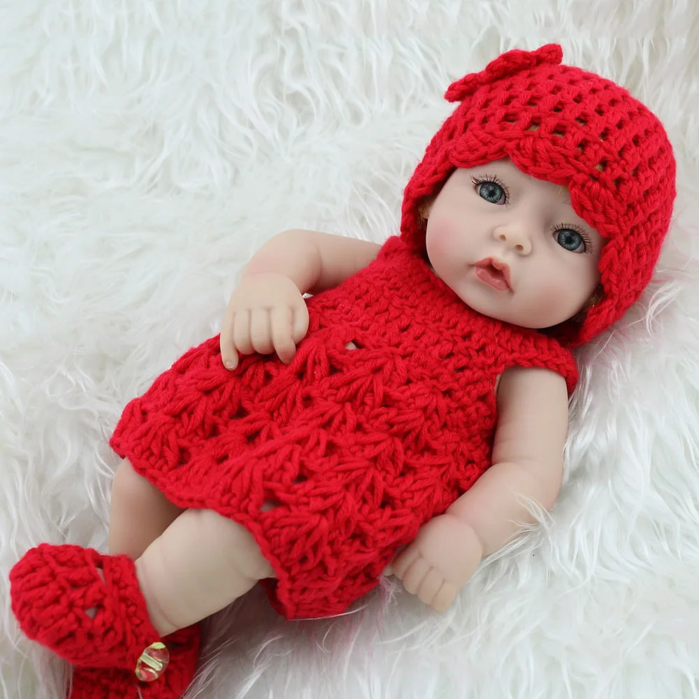 Новое поступление платье Reborn Baby подходит для милых малышей 10 12 дюймов мягкая