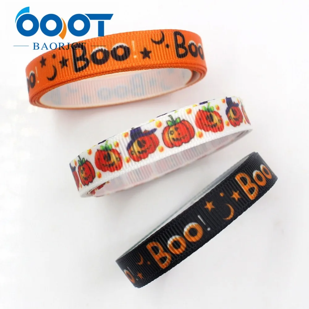 OOOT BAORJCT 1781715 10 мм мультфильм Хэллоуин печатная корсажная лента аксессуары для