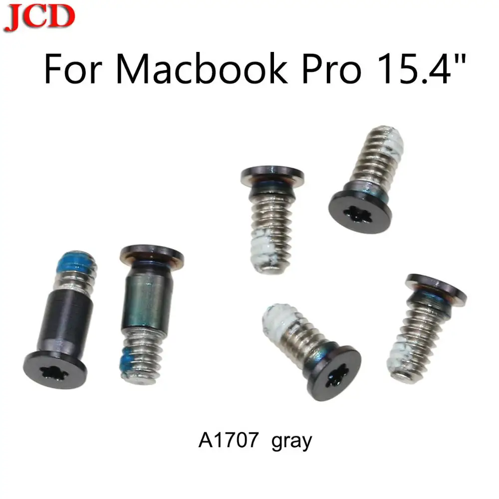No7 A1707 gray JCD ноутбук болт для нижнего корпуса для Macbook Pro retina A1278 A1286 A1297 A1398 A1425 A1502 MC975 MC976 MD212 MD213 ME864 A1706 - Цвет: No7 A1707 gray