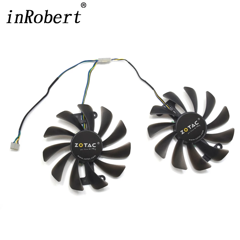 95 мм GF10012H12SPA 4-контактный кулер вентилятор Замена для Zotac GeForce GTX 1070 1080 AMP GTX1070 GTX1080 Вентилятор Охлаждения видеокарты
