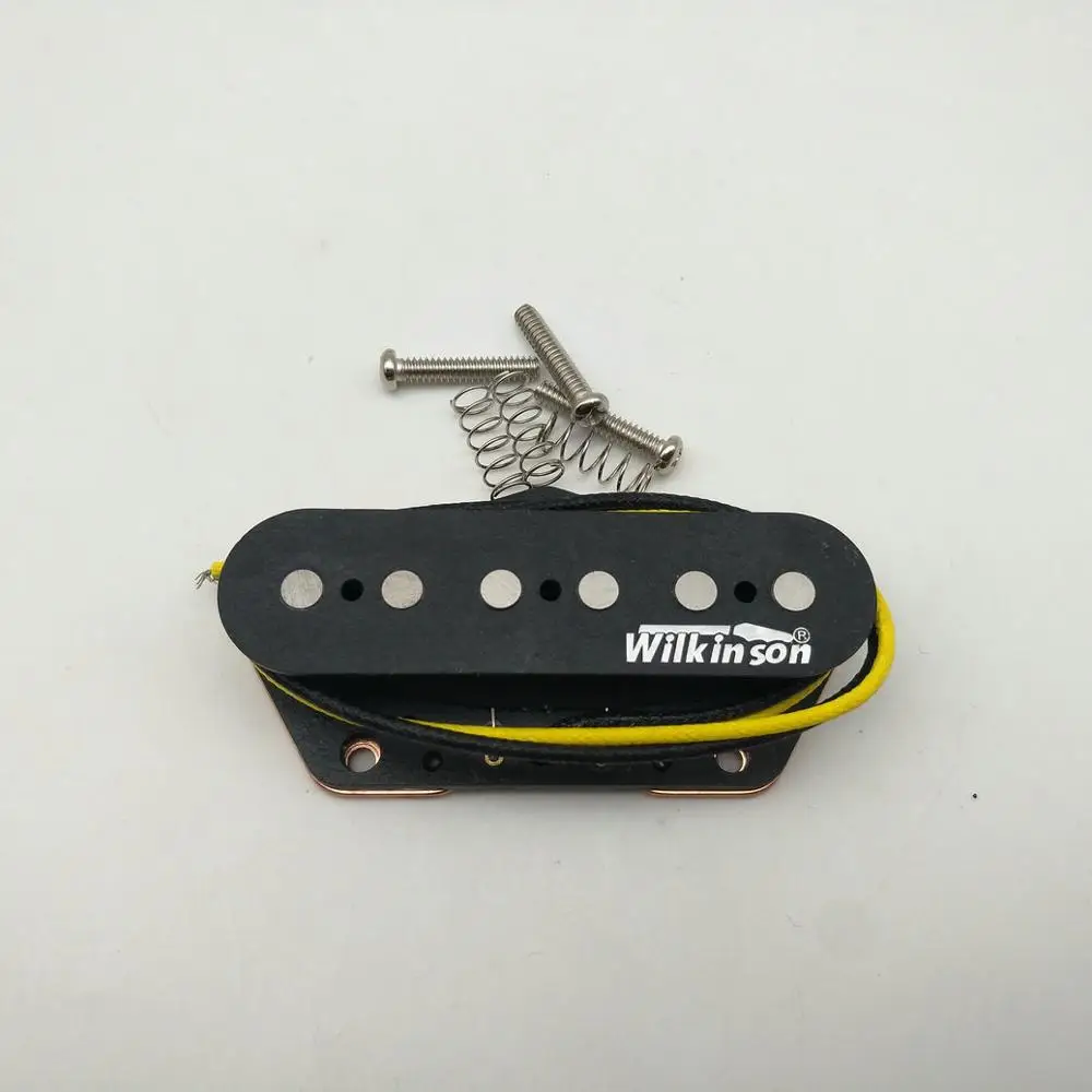 Bridge Wilkinson WVT Alnico5 звукосниматели Tele стиль шеи и моста электро гитары звукосниматели серебро 1 комплект - Цвет: Bridge