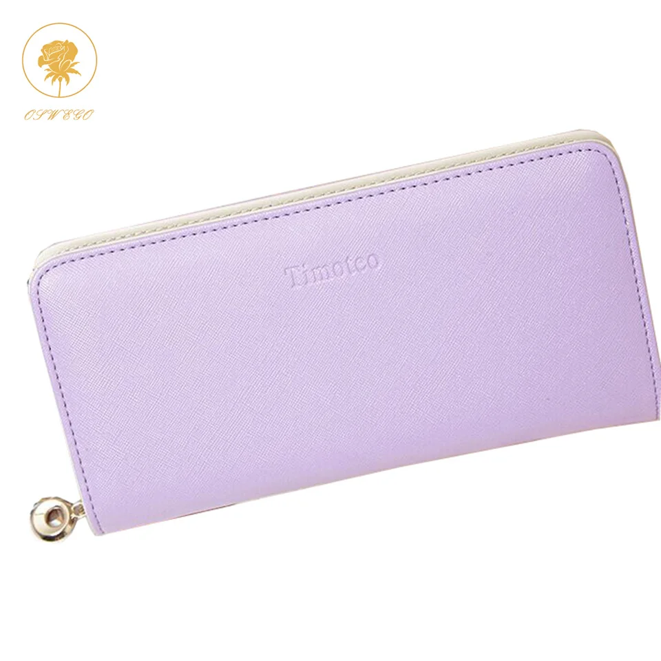 Кошелек OSWEGO мужской кожаный с отделением для карт на молнии 2019|Женские кошельки| |