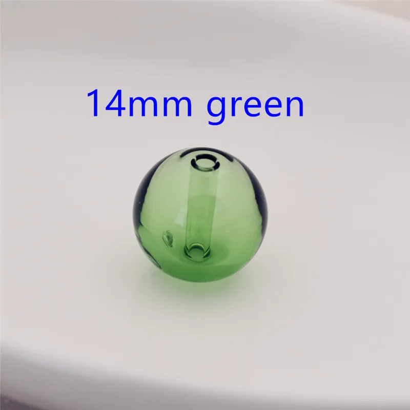 14mm green 8 штук 12 мм 14 мм с отверстием диффузор духи многоразового ручной эфирные масла шарик для ароматерапии стеклянные бусины, украшения из бисера - Окраска металла: 14mm green