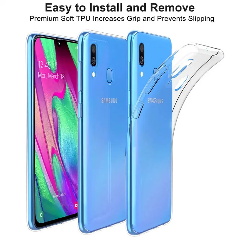 Чехол для Samsung A80 чехол A90 из мягкого ТПУ силикона задняя крышка телефона Galaxy A 80