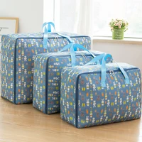 3pcsset storage bag oxford fabric moving luggage bag waterproof closet organizer storage boxes mlxl clothes storage container