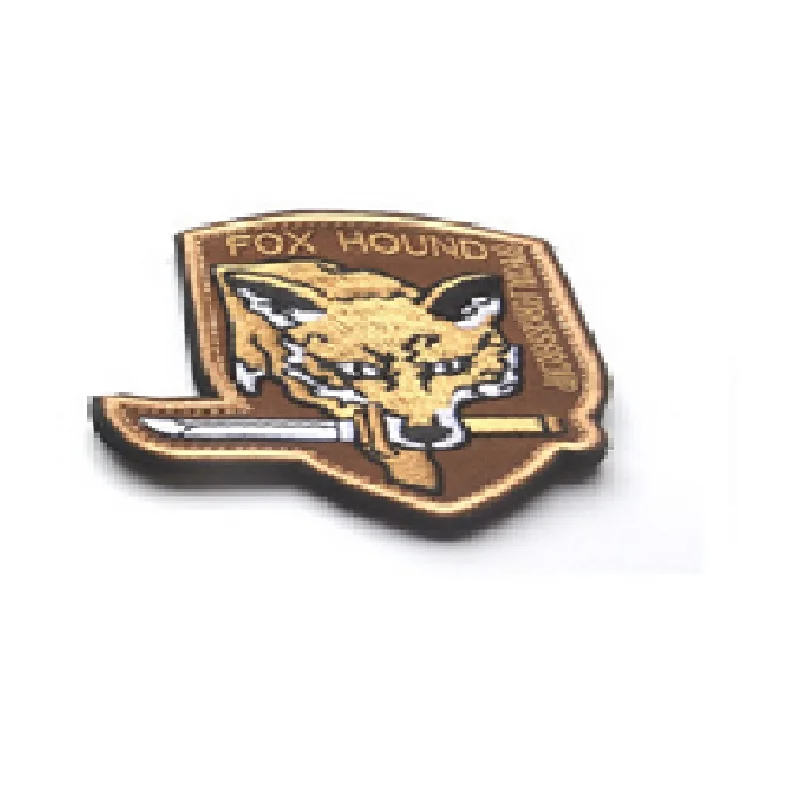FOX HOUND патч Вышивка Чехол для телефона на руку петля и крюк Военная нарукавная