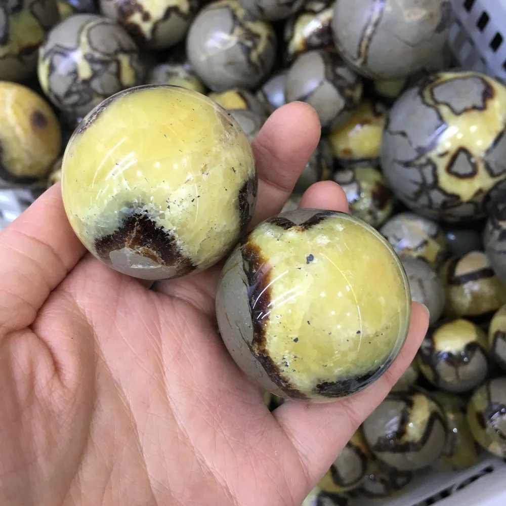 1 шт. натуральный септорский шар Минеральные Кристаллы лечебные камни кристаллы