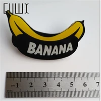 1 pc cute badges banana acrylic badge cartoon icon badge small gift bag decoration