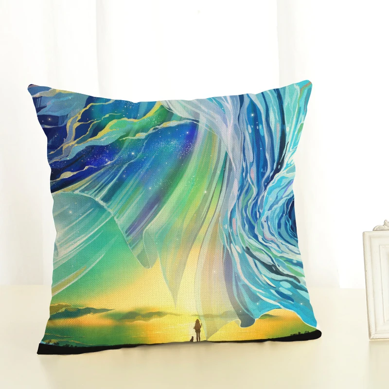 Новое поступление 2017 креативная модная Подушка с изображением планеты наволочка