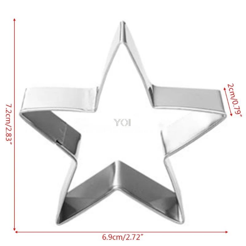 

Ramadan Islamic Eid Mubarak Star Stainless Steel Cookie Cutter Biscuit Pastry Cake Decor Baking Fondant DIY Mold Tools