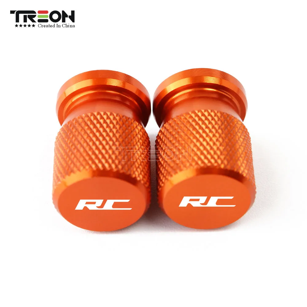 RC Orange Для KTM RC 125 200 390 Duke 125 200 390 250 790 2013- аксессуары для мотоциклов колеса покрышки для мотоциклетных клапанов - Цвет: RC Orange