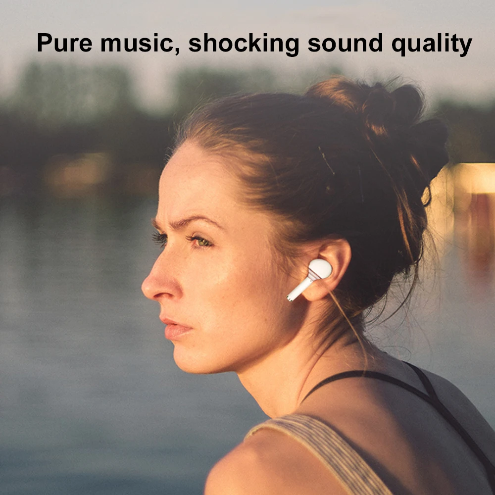 Twinbuys TWS беспроводные bluetooth-наушники 5,0 с сенсорным управлением спортивные настоящие наушники IP65 водонепроницаемые HIFI гарнитура с зарядным устройством
