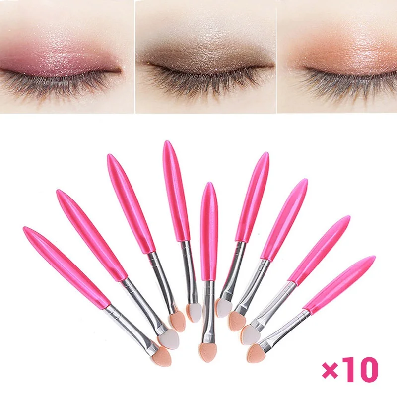 10 шт. губка аппликатор для подводки глаз и бровей|eye shadow applicator|applicator shadowseye brush sponge |