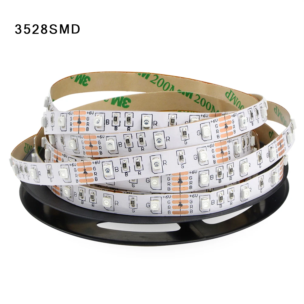 SMD 2835 5050 DC 5 В USB светодиодный светильник 3528 RGB Светодиодная лента лампа ТВ PC подсветка декоративный светильник ing 1 м 2 м 3 м 4 м 5 м 24key пульт дистанционного управления