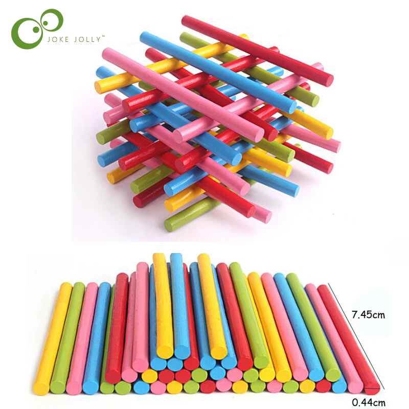 100Pcs/Pack Kids Toys Colorful Wood sticks Montessori Educational Mathematical Intelligence Stick Math Toy WYQ | Игрушки и хобби