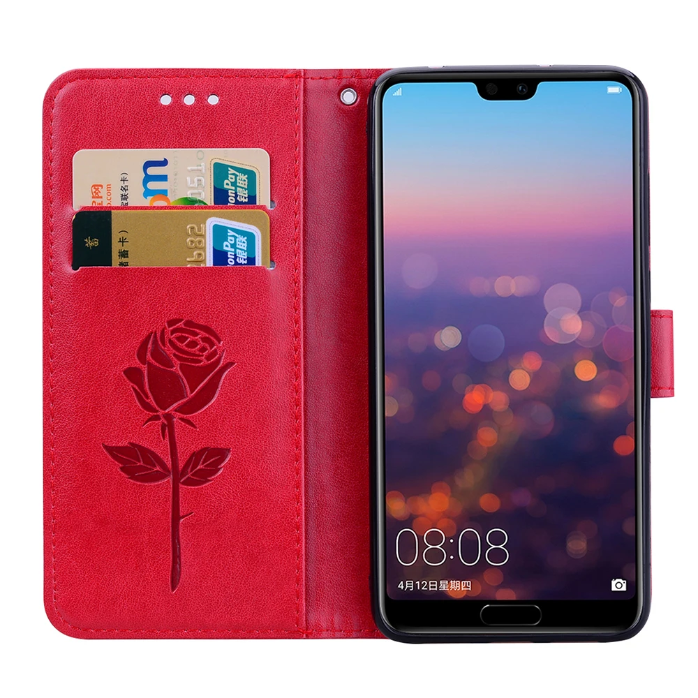 Чехол для телефона для huawei Y3 Y5 II Y6 Y7 Y9 Prime Pro из искусственной кожи Встроенная задняя Чехлы, сумки