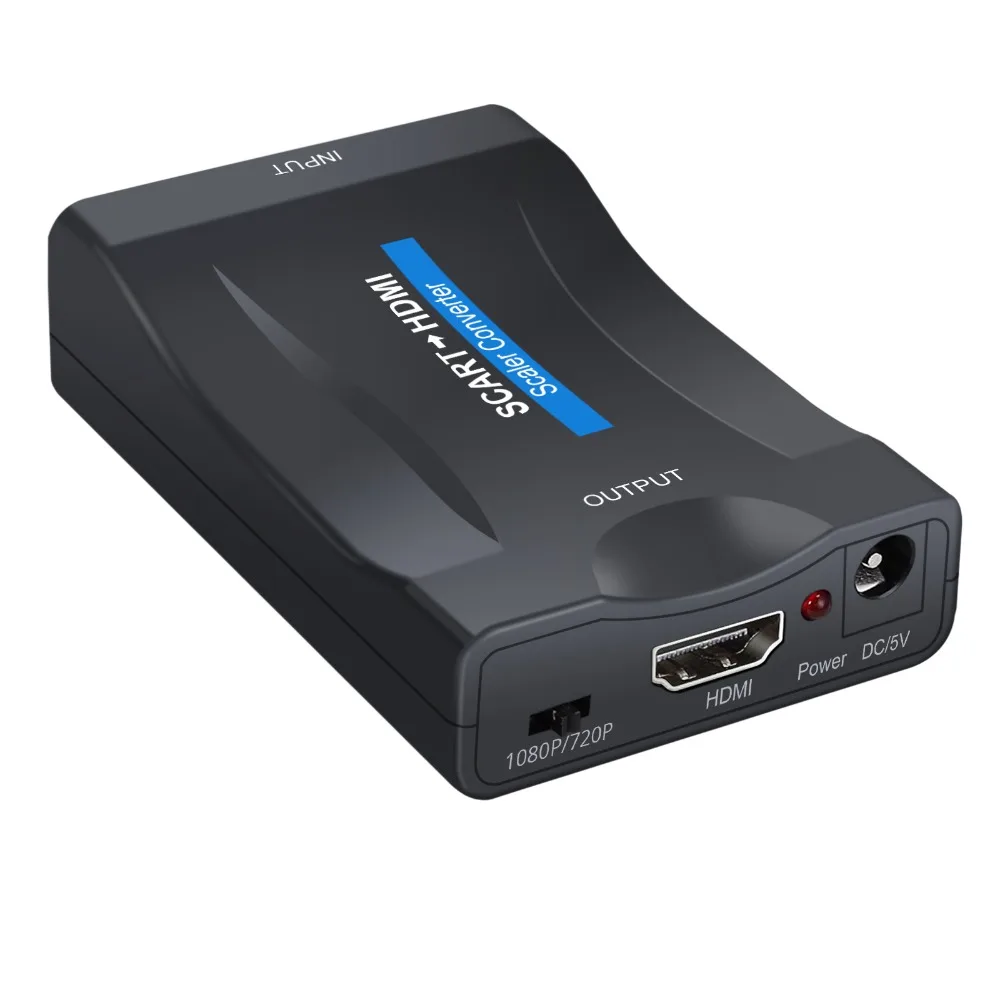 Neoteck 1080P SCART в HDMI аудио видео конвертер USB кабель адаптер 1,5 м Scart кабель для HDTV DVD SKY PS3