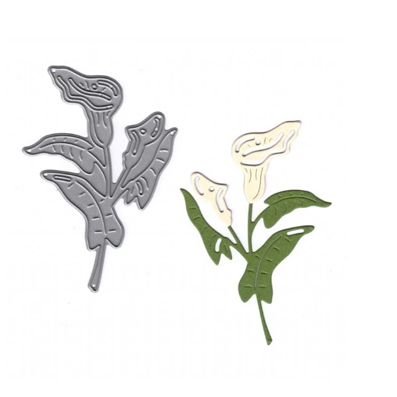 Металлические Вырубные штампы с множеством цветущих цветов фотоальбом