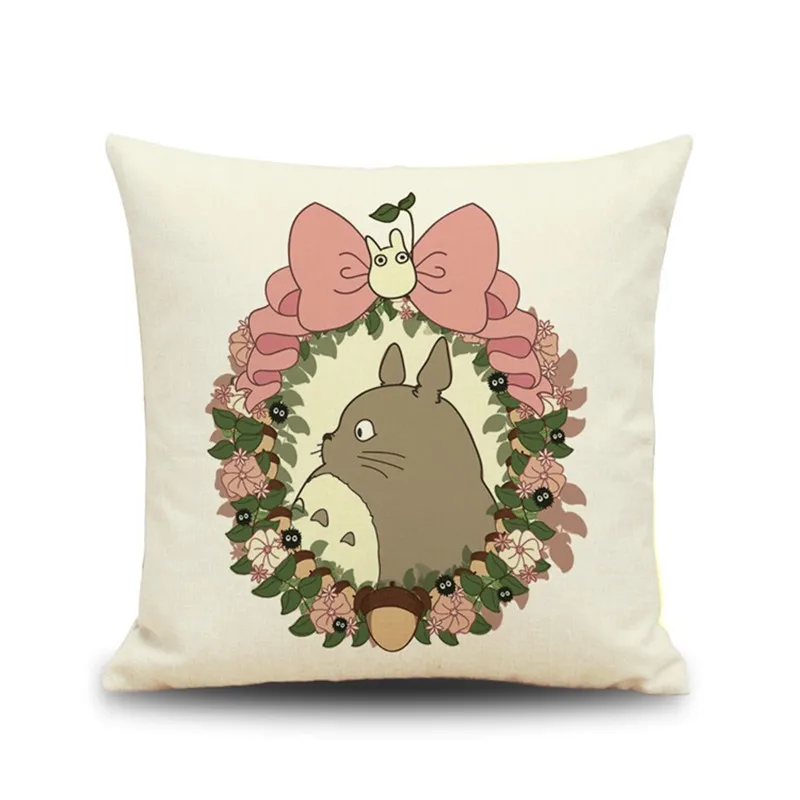 Мода Мультфильм Стиль Наволочки Чехлы Симпатичные Тоторо Печатных Бросить