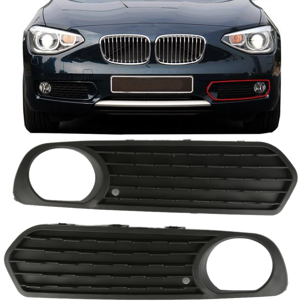 Liplasting 2 шт. чехлы на передний бампер противотуманный светильник решетки черный с